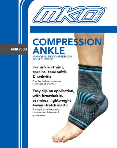 MKO SELECT COMPRESSION ANKLE SLEEVE