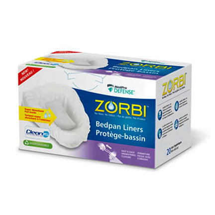 ZORBI™ Biodegradable Bedpan Liners