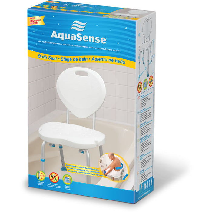 Bath Seat with Back, by AquaSense