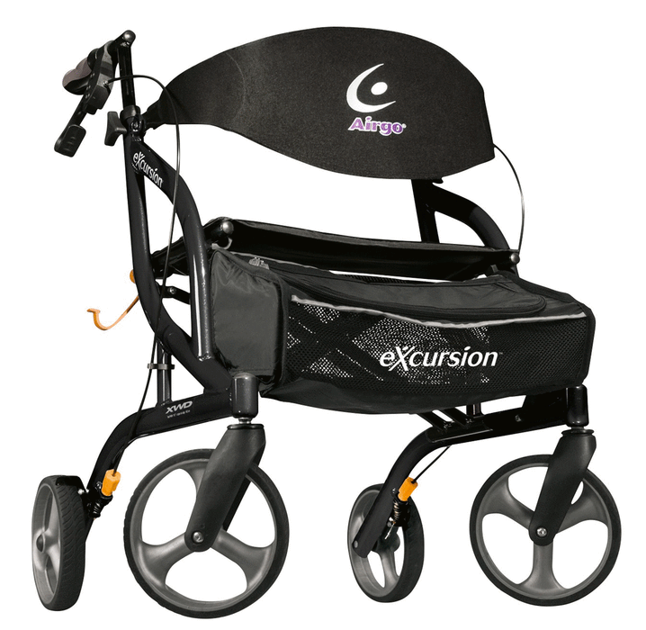 Airgo® eXcursion™ XWD Lightweight Side-fold Rollator (400 lb Weight Capacity/Extra-Wide)