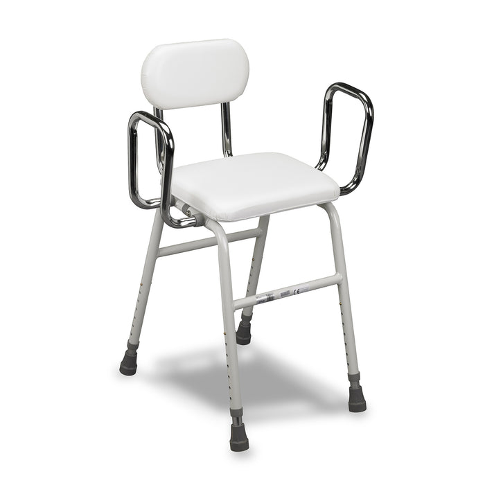 All-Purpose Stool with Adjustable Arms