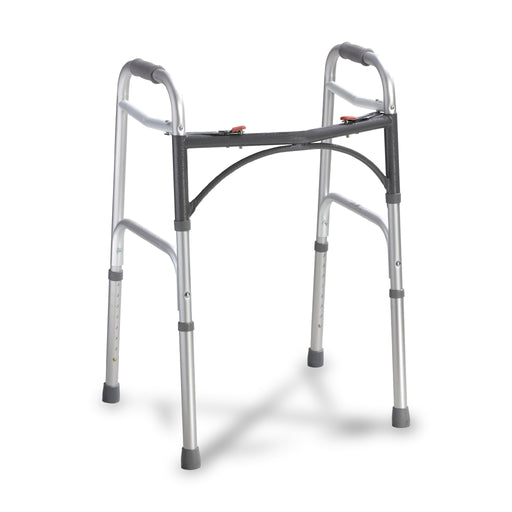 Deluxe Folding Walker, Two Button