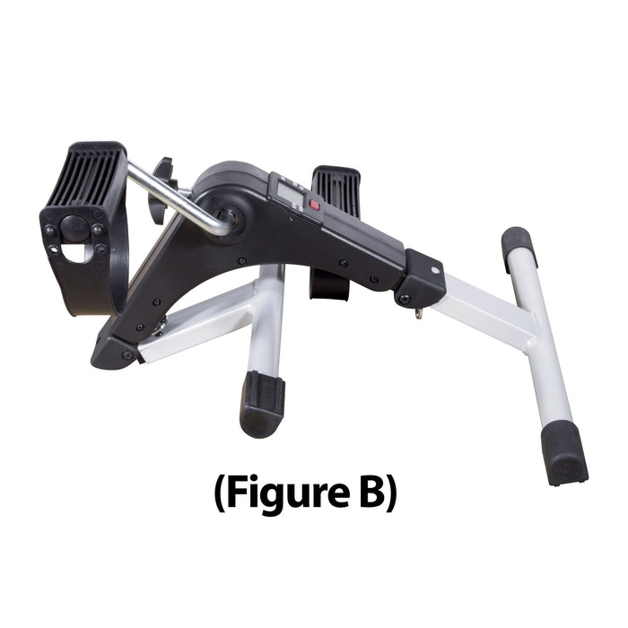 Folding Exercise Peddler with Electronic Display