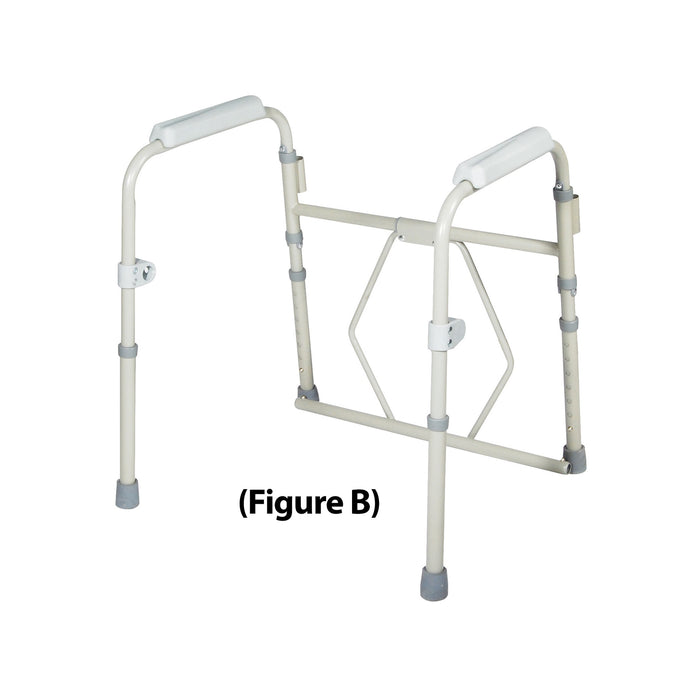 Folding Steel Commode