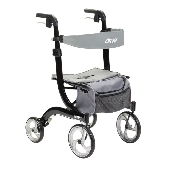 Nitro Aluminum Rollator, 10" Casters