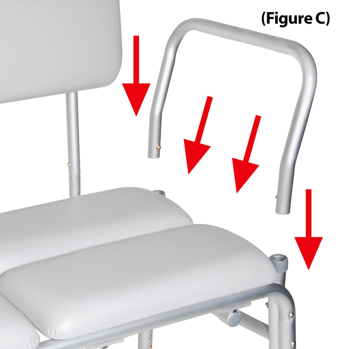 Padded Transfer Bench