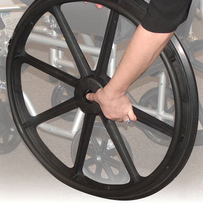 Poly-Fly High Strength, Lightweight Wheelchair/Flyweight Transport Chair Combo