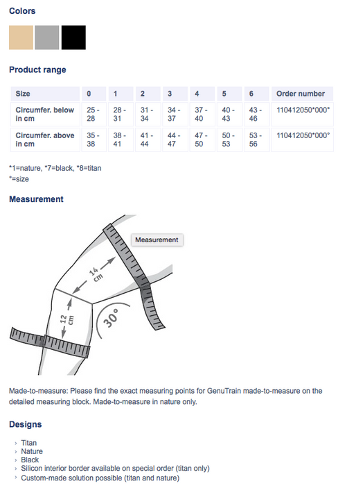 GenuTrain® The New Generation with Visco-Elastic Omega Pad