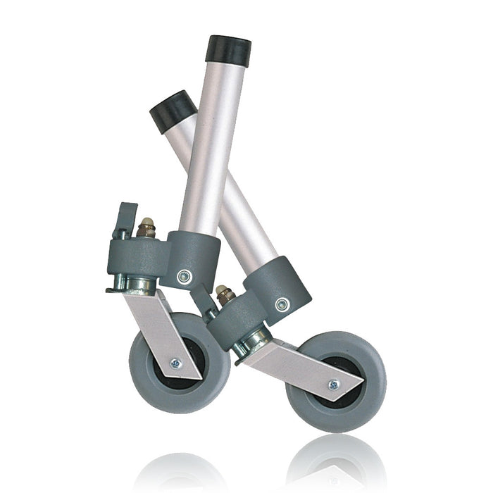 Swivel Wheel with Lock & Two Sets of Rear Glides