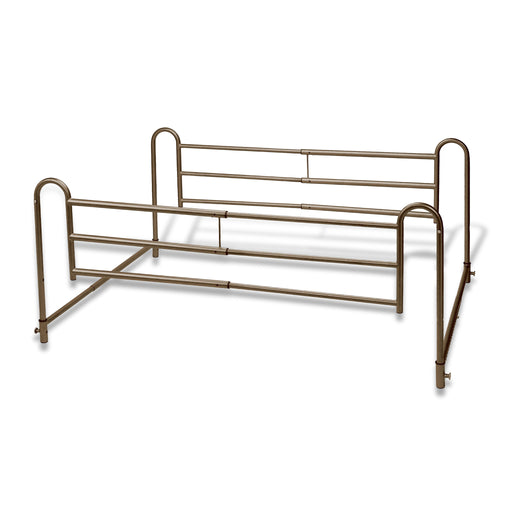 Adjustable Length Home-Style Bed Rail Tool-Free