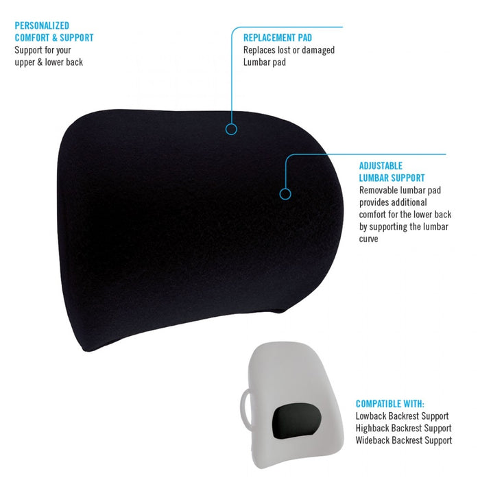 Lumbar Pad Only -Black