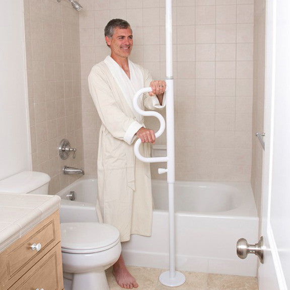 Security Pole & Curve Grab Bar