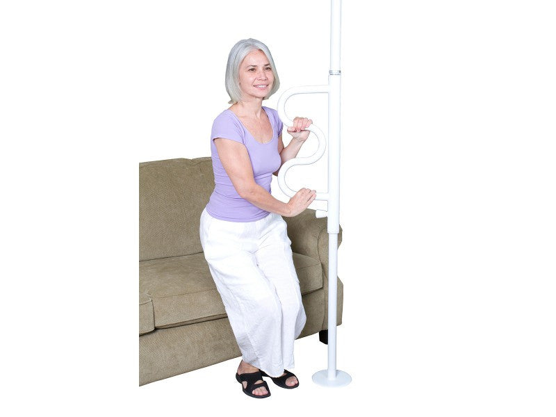 Security Pole & Curve Grab Bar