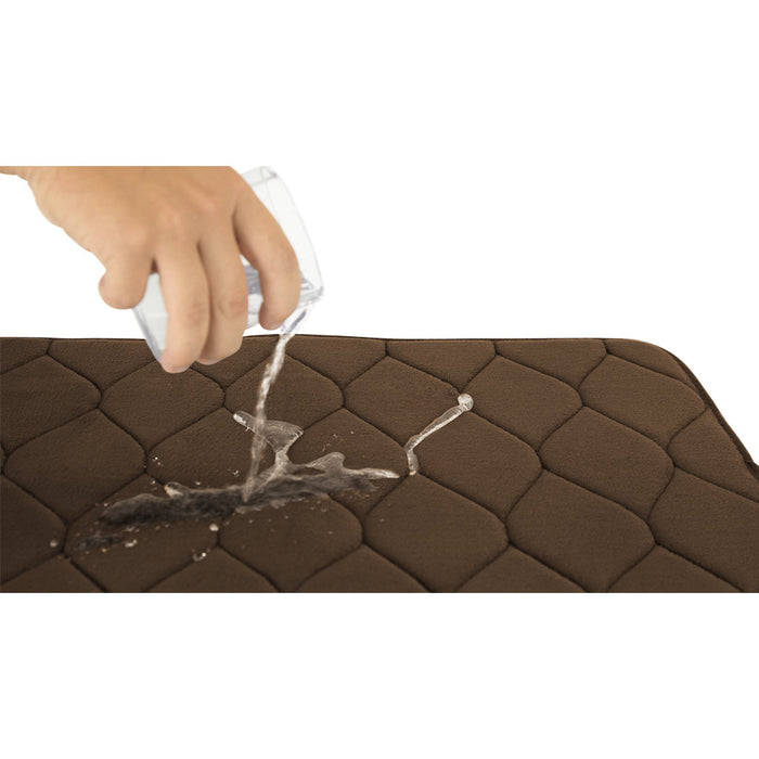 Memory Foam Bath Mat (17" x 24")