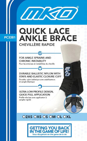 MKO Quick Figure-8 Ankle Brace
