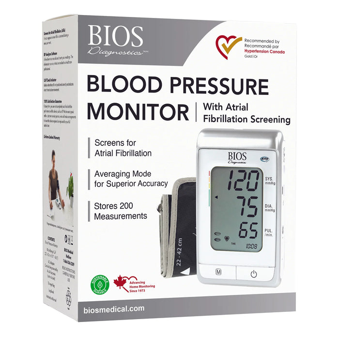 BIOS Blood Pressure Monitor – with Atrial Fibrillation Screening