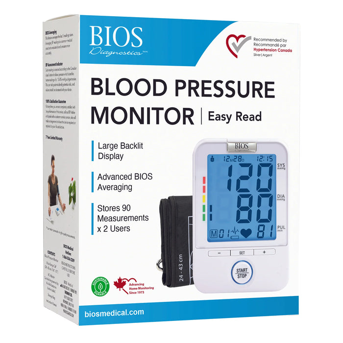 BIOS Blood Pressure Monitor – Easy Read
