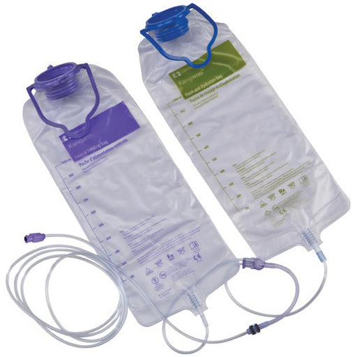 Kangaroo Joey Enteral Feeding 1000mL Pump Set with Flush Bag