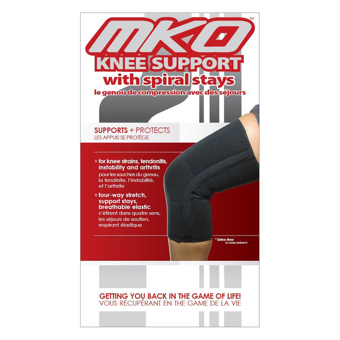 MKO Knee Support Spiral Stays (Closed Patella)