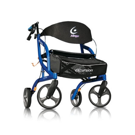 (gezumo)アウトロー Over Dose GRIFFIN 75H Airgo® eXcursion™ XWD Lightweight Side-fold Rollator (400 lb