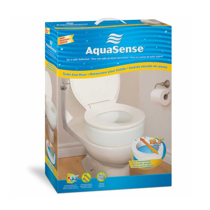 AquaSense® Raised Toilet Seat with Lid