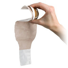 Premier One-Piece Drainable Ostomy Pouch – Convex Flextend Barrier, Clamp Closure, Tape