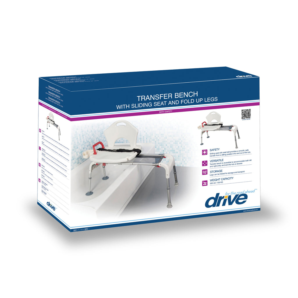 Folding Universal Sliding Transfer Bench — Maxim Medical Supplies