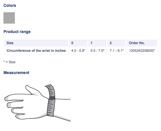 ManuLoc® Stabilizing Orthosis for Immobilization of the Wrist.