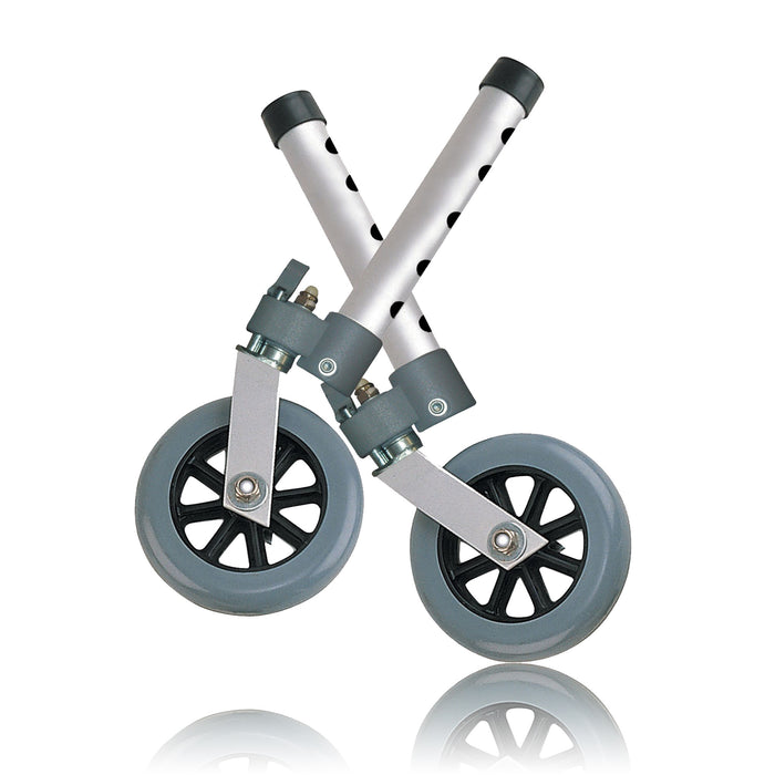 Swivel Wheel with Lock & Two Sets of Rear Glides