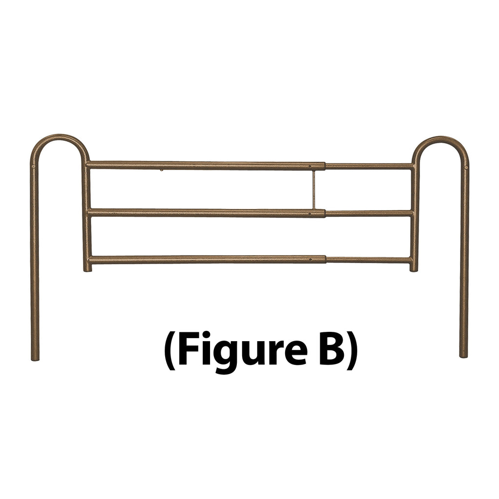 Adjustable Length Home-Style Bed Rail Tool-Free — Maxim Medical Supplies
